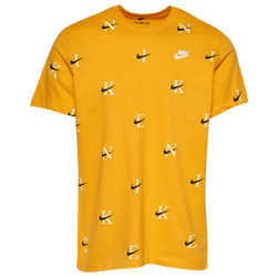 Men's - Nike Monogram T-Shirt - Yellow/White