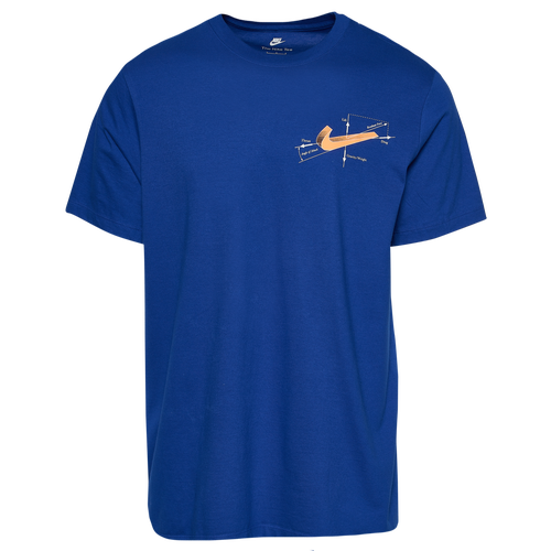 

Nike Mens Nike Swept Wing T-Shirt - Mens Atomic Orange/Old Royal Size XXL