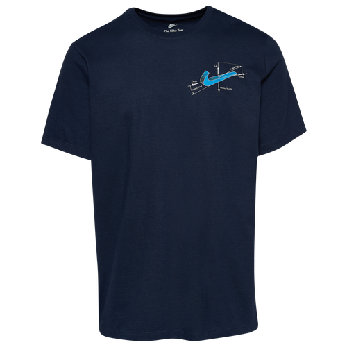 

Nike Mens Nike Swept Wing T-Shirt - Mens Volt/Obsidian Size M