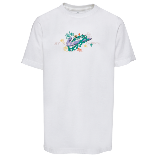 

Boys Nike Nike Shapes T-Shirt - Boys' Grade School White/Multi Size L