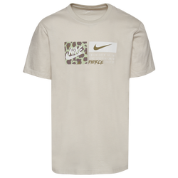 Men's - Nike Tunnel Walk T-Shirt - Beige/Green