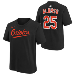Boys' Grade School - Nike Orioles Name & Number Short Sleeve T-Shirt - Black