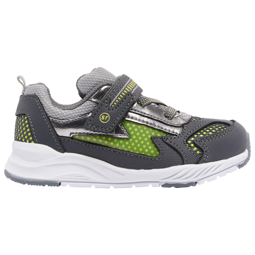 Shop Stride Rite Boys Infant   Lighted Cosmic In Grey/neon