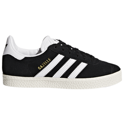 Boys' Preschool - adidas Originals Gazelle 2 - Core Black/White/Gold Metallic