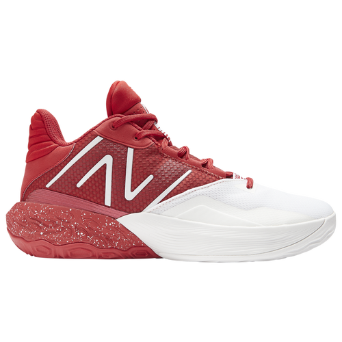 

New Balance Mens New Balance Two Way V4 - Mens Basketball Shoes White/Red Size 14.0