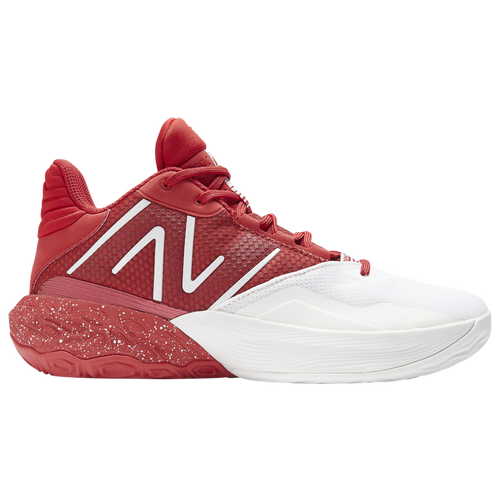 

New Balance Mens New Balance Two Way V4 - Mens Basketball Shoes White/Red Size 10.0