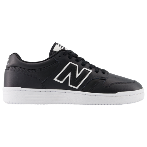 

New Balance Mens New Balance 480 Low - Mens Basketball Shoes Black/White Size 10.5