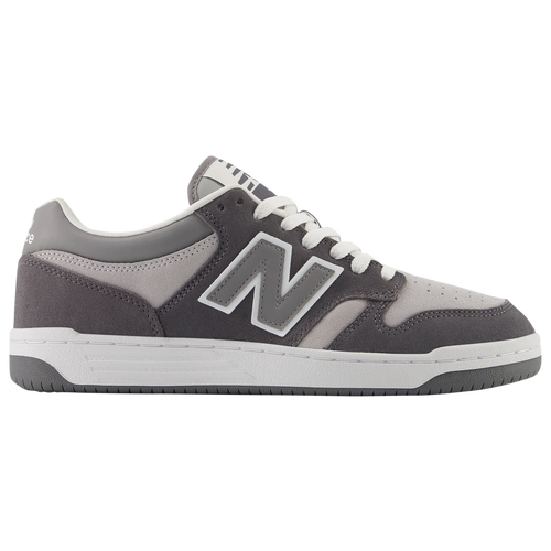 

New Balance Mens New Balance 480 Low - Mens Basketball Shoes Grey/White Size 07.5