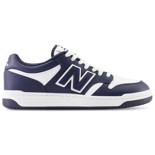 

New Balance Mens New Balance 480 Low - Mens Basketball Shoes White/Navy Size 10.5