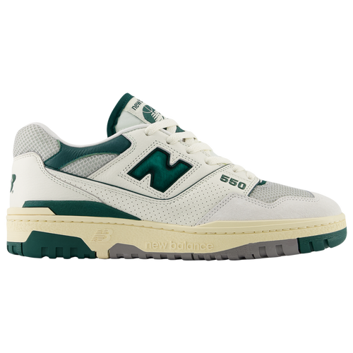 

New Balance Mens New Balance 550 - Mens Basketball Shoes White/Green Size 10.0