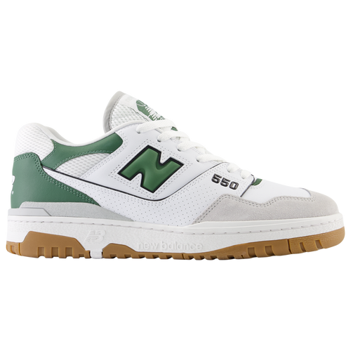 

New Balance Mens New Balance 550 - Mens Basketball Shoes White/Green Size 9.5