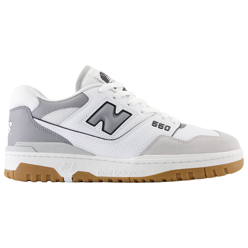 

New Balance Mens New Balance 550 - Mens Basketball Shoes Grey/White Size 13.0
