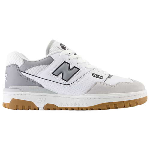 

New Balance Mens New Balance 550 - Mens Shoes White/Grey Size 08.0