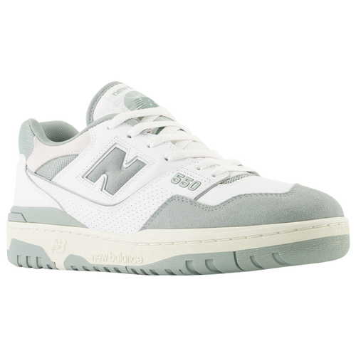 New Balance Mens  550 In White/mint Green