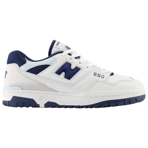 

New Balance Mens New Balance 550 - Mens Basketball Shoes White/Blue Size 10.0