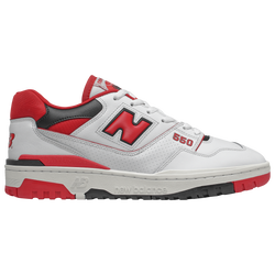 Boys' Grade School - New Balance 550 - White/Red