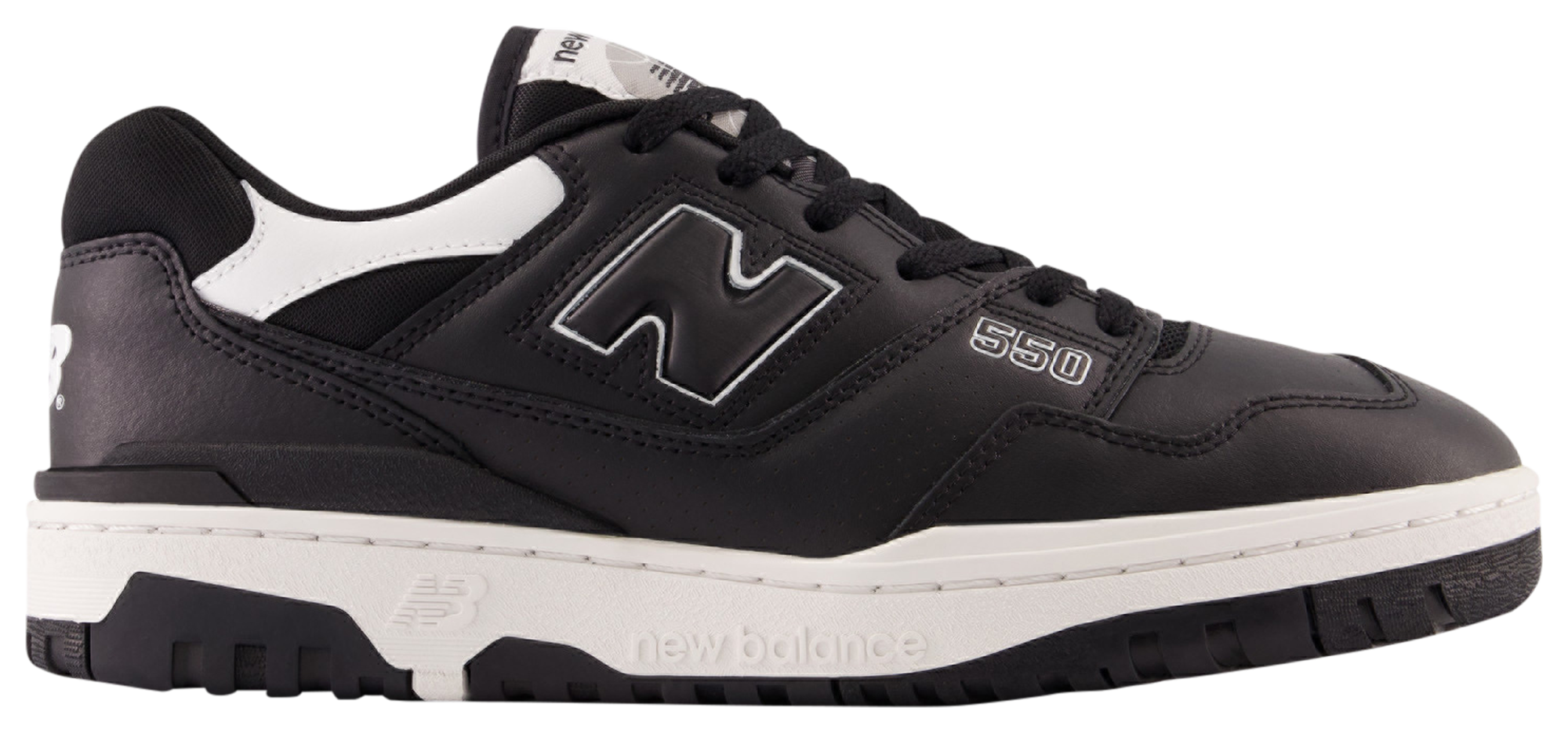 new balance 550 black and white footlocker