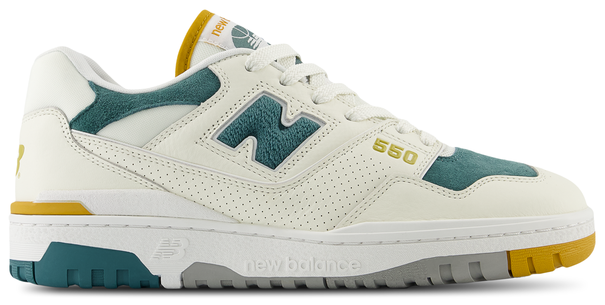New Balance BB550NCG WHITE/YELLOW（ニューバランス BB550NCG