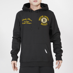 Men's - Pro Standard Bruins Hybrid Pullover Hoodie - Black