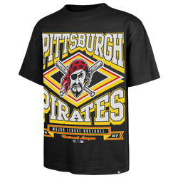 Men's - 47 Brand Pirates Foundational T-Shirt - Black