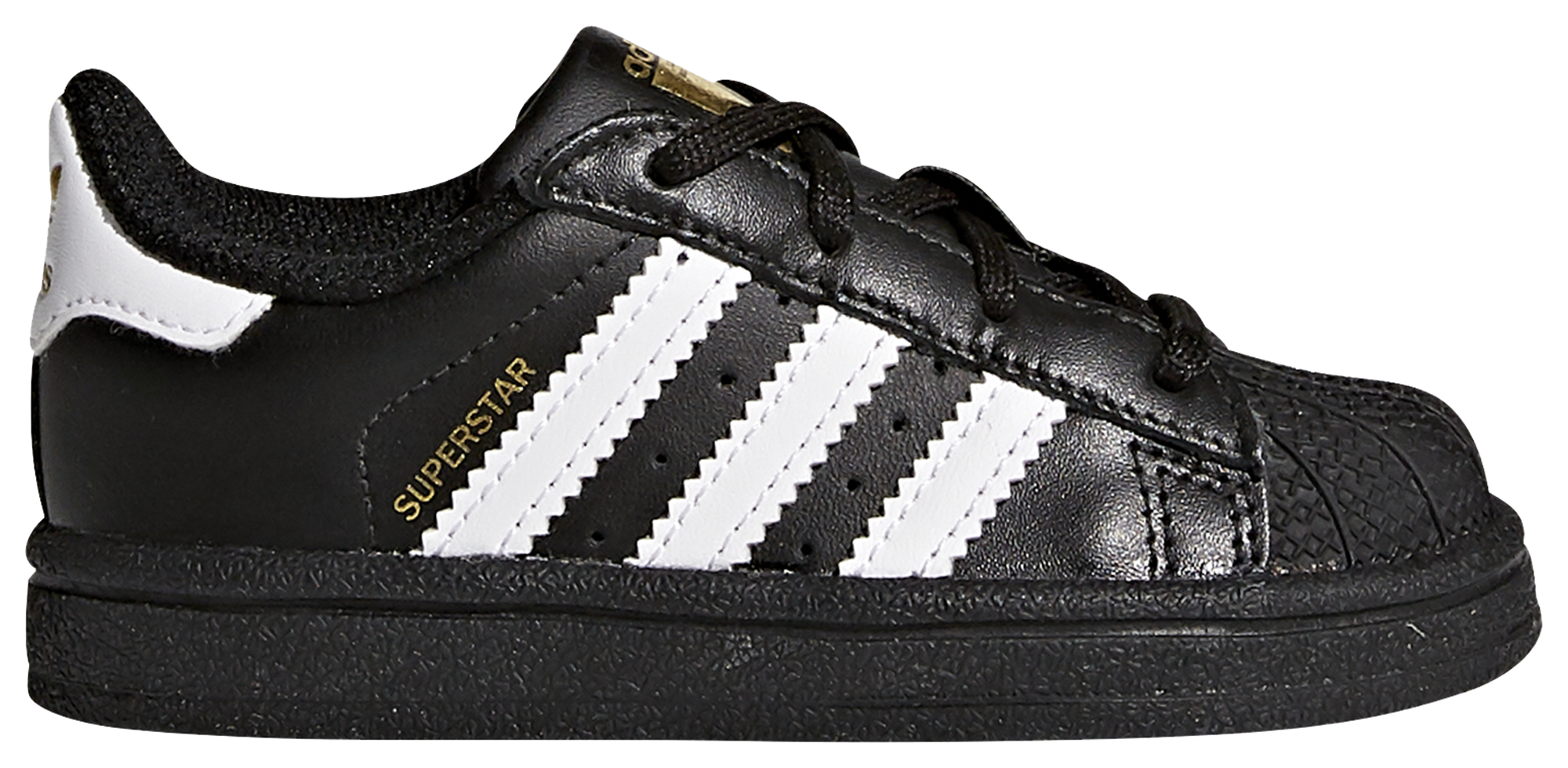 adidas superstar toddler black