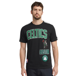 Men's - Pro Standard Boston Celtics Retro Classic Sj Striped Tee - Black