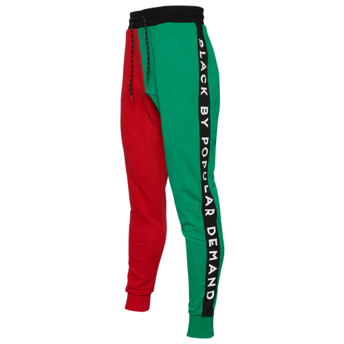 

HGC Apparel Mens HGC Apparel Taped Split Fleece Pants - Mens Red/Green Size S