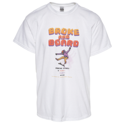 Men's - Broke & Board Press Start T-Shirt - White/Multi