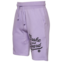 Men's - Broke & Board Logo Shorts - Purple/Black