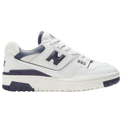 Women's - New Balance 550 - White/Dark Mercury