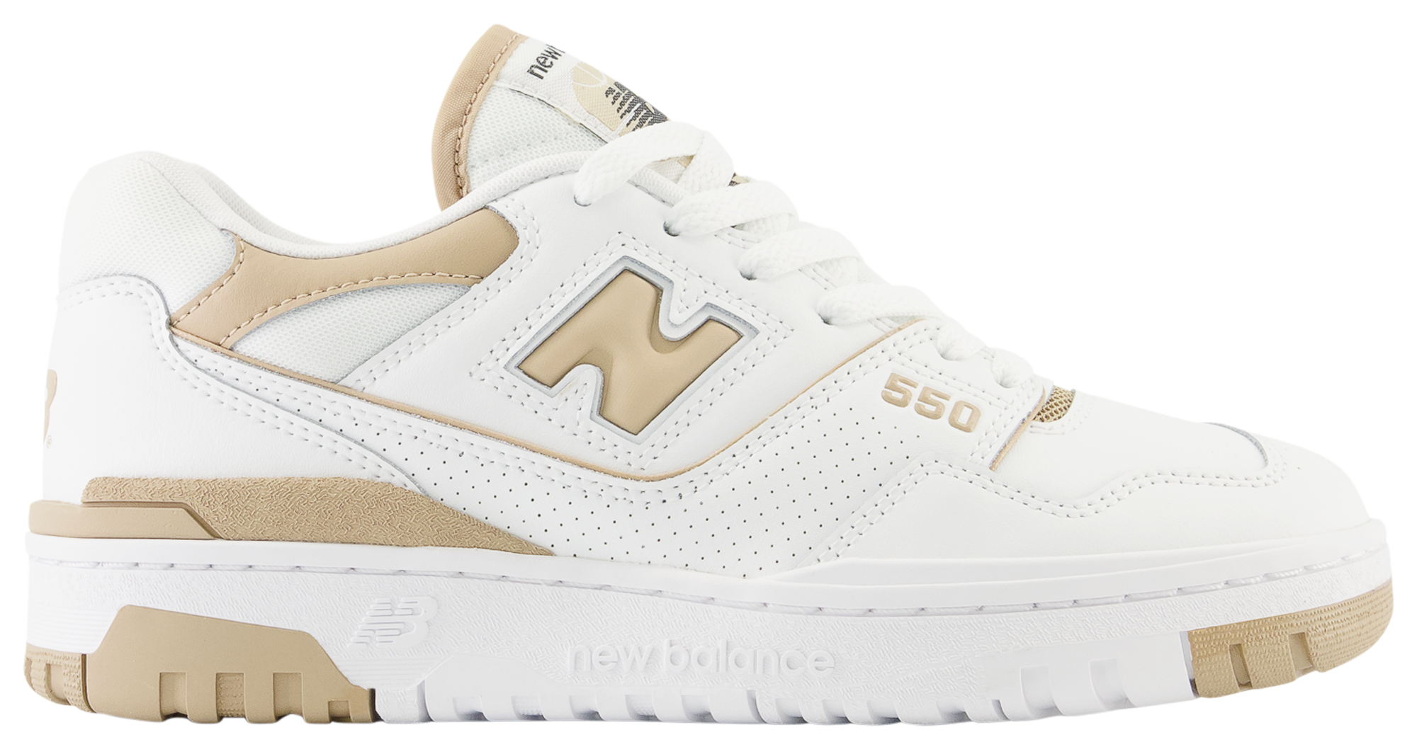 White and cheap tan new balance