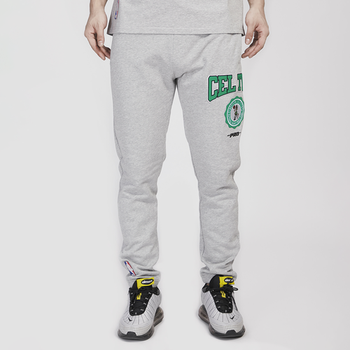 

Pro Standard Mens Pro Standard Celtics Crest Emblem Fleece Sweatpant - Mens Gray Size M