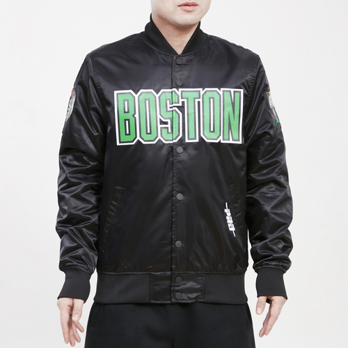 

Pro Standard Mens Pro Standard Celtics SMU Satin Jacket - Mens Black Size XXL