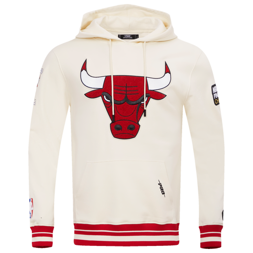 MENS - Pro Standard BULLS RETRO CLASSIC FLC PO HOODIE - Eggshell/Red