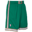 Mitchell & Ness Celtics Swingman Shorts - Men's Green/Gold