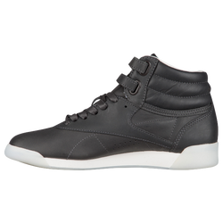 Women's - Reebok Freestyle Hi - Black/Milky White/Red