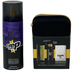 Men's - Cure Cleaning Kit - Crep Protect Sneaker Bundle - Black/Purple/Yellow