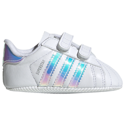 Girls' Infant - adidas Originals Superstar Crib - White/White/Multi