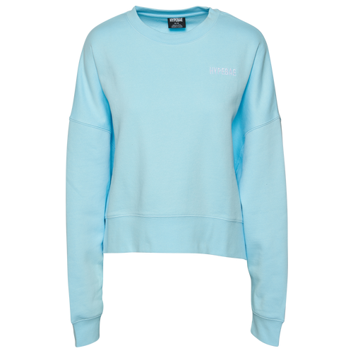 

Hypebae Womens Hypebae Fleece Crew - Womens Blue/White Size S