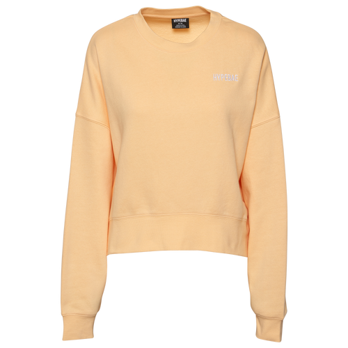 

Hypebae Womens Hypebae Fleece Crew - Womens Orange/White Size XL