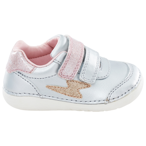 

Stride Rite Boys Stride Rite SM Kennedy Shoes - Boys' Toddler Silver/Pink Size 06.0