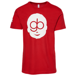 Men's - Grady Baby Co Head Logo T-Shirt - Red/White
