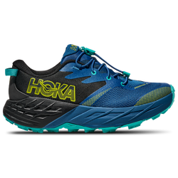 Boys' Grade School - HOKA SpeedGoat 7 - Black/Blue