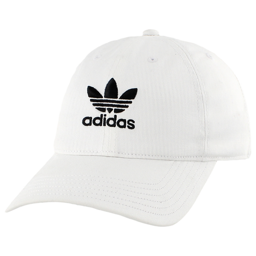 

adidas Originals Mens adidas Originals Washed Relaxed Strapback - Mens White/Black Size One Size