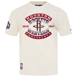 Men's - Pro Standard Rockets Short Sleeve Flex T-Shirt - Tan/Multi