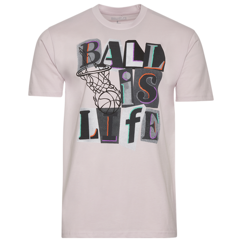 

Ball Is Life Mens Ball Is Life Zine T-Shirt - Mens Purple/Multi Size L