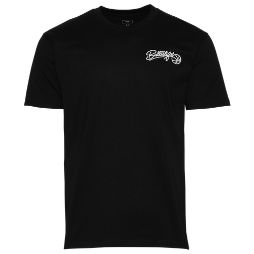 MENS - Ball Is Life Script T-Shirt - White/Black