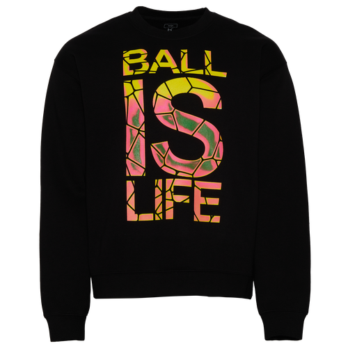 

Ball Is Life Mens Ball Is Life Logo Crew - Mens Black/Multi Size XL