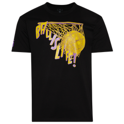 Men's - Ball Is Life Hoop LA S/S T-Shirt - Purple/Yellow