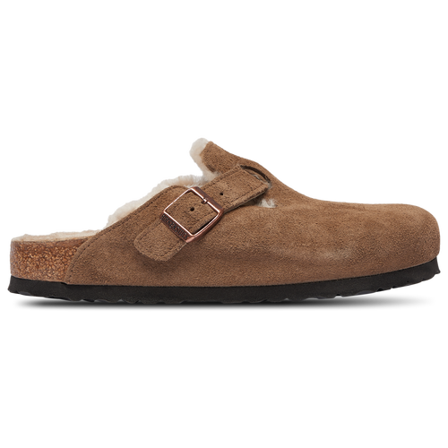 WOMENS - Birkenstock Boston Shearling - Tan/Brown